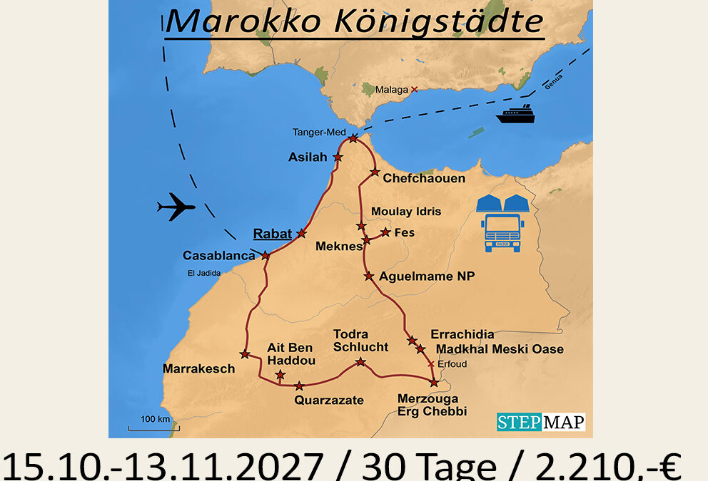 FBB 359 Marokko – Königsstädte und Wüste