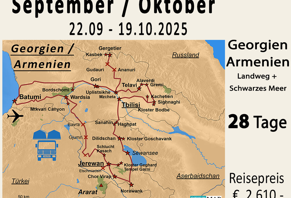 FBB 337 Georgien / Armenien Land- und Seeweg