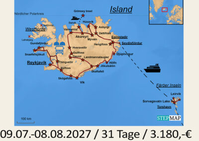 FBB 353 Island / Färöer / Hochland – Seeweg